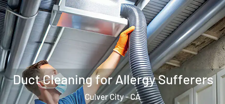  Duct Cleaning for Allergy Sufferers Culver City - CA