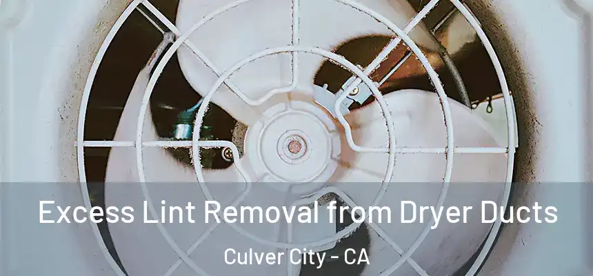 Excess Lint Removal from Dryer Ducts Culver City - CA